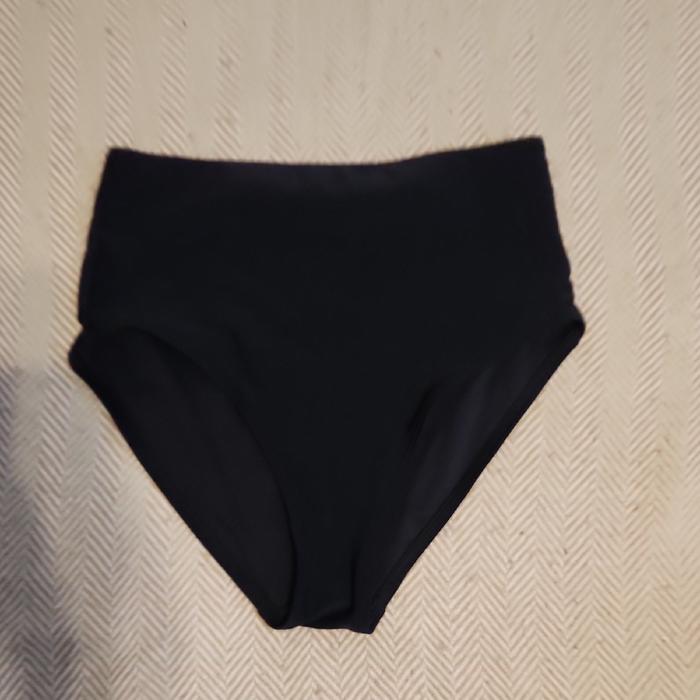 Old Navy Black High Waist Swim Bottom Small